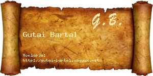 Gutai Bartal névjegykártya
